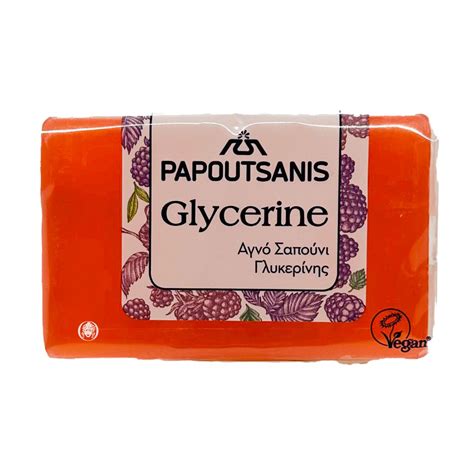 Papoutsanis Pure Glycerine Soap W Fruity Berries Scent 125gr Greek