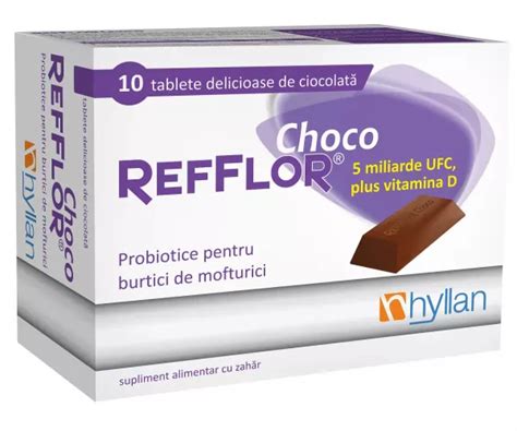 Refflor Choco Probiotic X Tablete