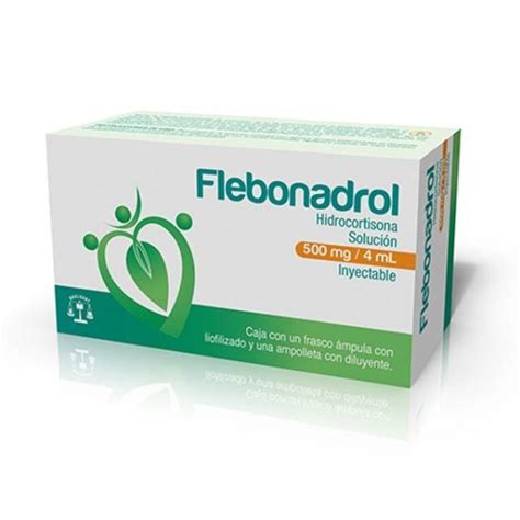 Flebonadrol Soluci N Inyectable Farmacias Gi Mejoramos Tu Salud