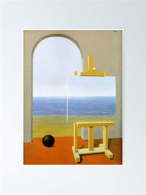 The Human Condition II 1935 By Rene Magritte Poster For Sale By