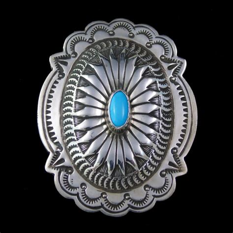 Turquoise Navajo Stamped Money Clip | Joe Wilcox Indian Den