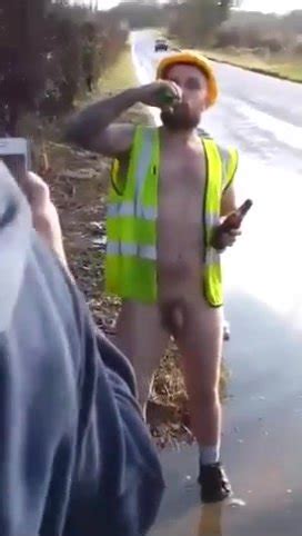 My Coworker Dared To Drink Naked Outside ThisVid