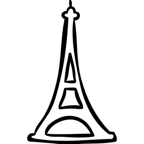 Eiffel Tower Outline - ClipArt Best