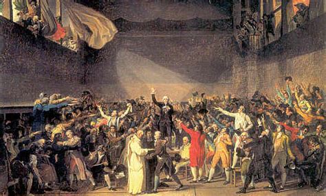 20 juin 1789 Le Serment du Jeu de paume Aujourd hui l éphéméride d