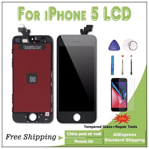 Aaa Quality Touch Screen Digitizer Lcd Display Assembly Repalcement For Iphone 5 5g Black And