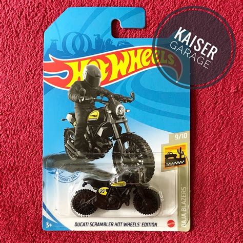 Hot Wheels Case J 2021 Ducati Scrambler Hot Wheels Edition Mooneyes Shopee Malaysia
