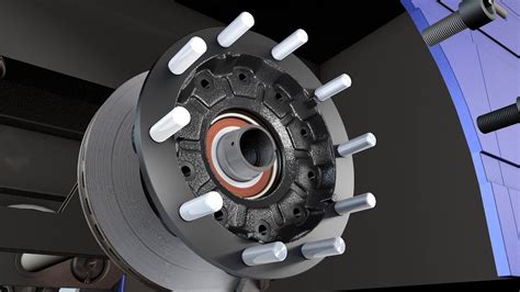 Semi Truck Wheel Hub Assembly Diagram