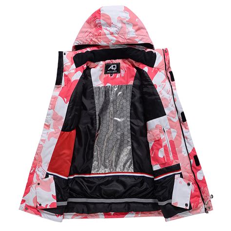 Women's Arctic Queen Camouflage Pink Waterproof Ski & Snowboard Jacket ...