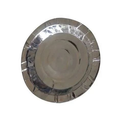 Plain Inch Silver Paper Plate For Event And Party Supplies Features