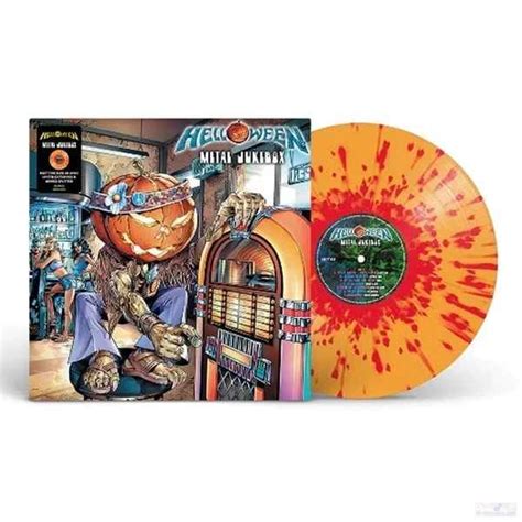 Helloween Metal Jukebox LP Album Ltd RE Red Orange S