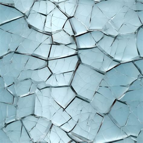 Premium AI Image | Cracked Ice Texture