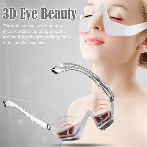 3D Eye Beauty Instrument EMS Micro Current Pulse Eye Relax Reduce