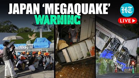 Japan Earthquake LIVE Govt Issues Its First Megaquake Warning After