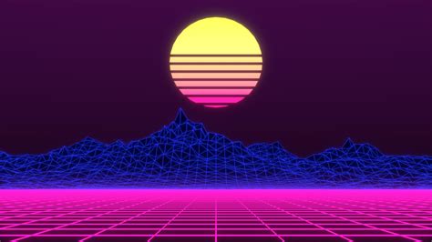 Fond d écran Retrowave néon 3840x2160 d00d34 1772269 Fond d