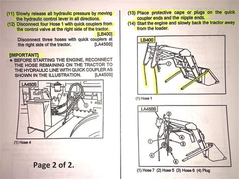 Removing LB400 FEL From Kubota L2350DT A How To