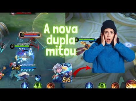 MEU AMIGO ME CHAMOU PRA JOGAR MOBILE LEGENDS E MITAMOS YouTube