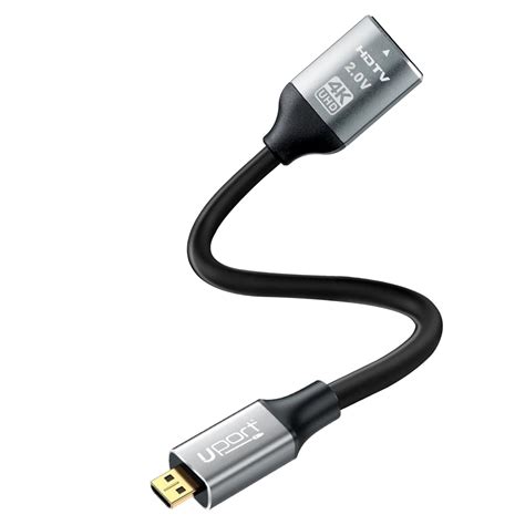 Uport Micro Hdmi To Hdmi Adapter Micro Hdmi Male To Female Hdmi Cable