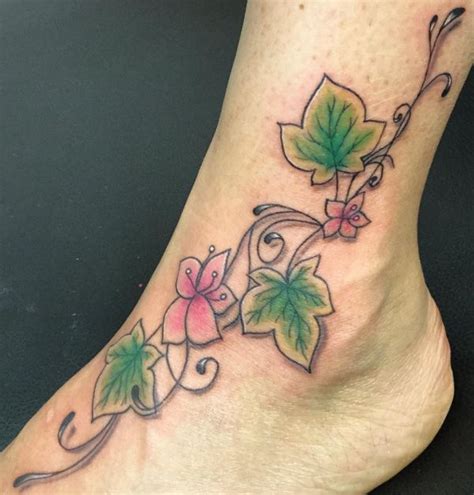 Ivy Tattoo Meaning Vine Tattoo Tattoos Butterfly Designs Rose Heart