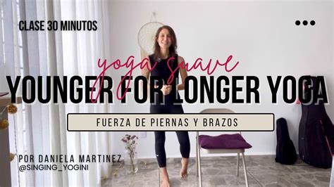 Min Clase De Yoga Con Silla Fuerza De Brazos Y Piernas Youtube