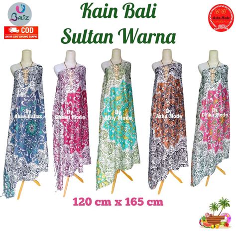 Jual Kain Bali Pantai Kain Bali Motif Sultan Baru Warna Standar