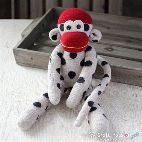 Sock Monkey Easy Guide Free Sewing Pattern Craft Passion Sock