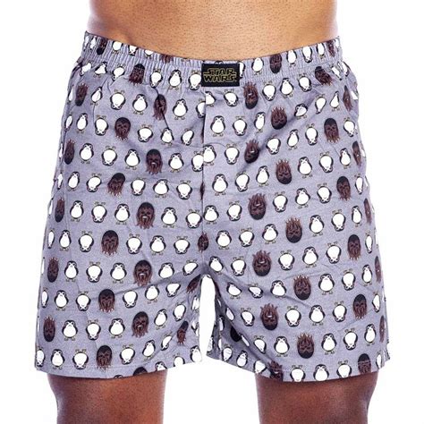 Cueca Samba Canção Lupo Urban Estampada Star Wars Chewie Algodão na Bra Lingerie
