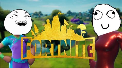 Dos NOOBS Tratando De Ganar Una Partida En FORNITE YouTube