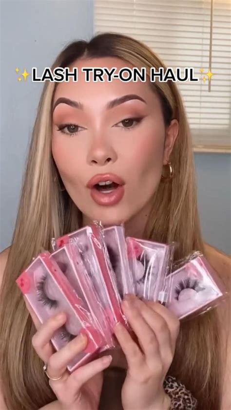 Pink Purée Lash Try On Haul 😍💞💞💞 Eye Makeup Makeup Tutorial Makeup