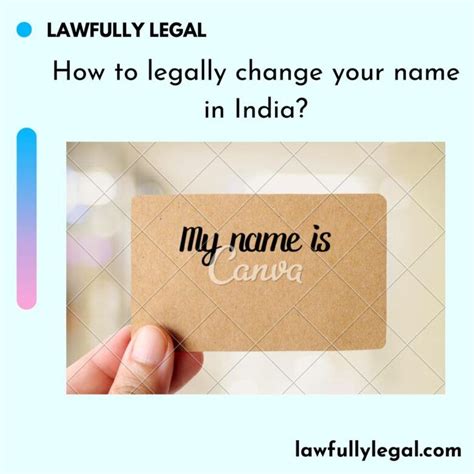 How To Legally Change Your Name In India Lawfully Legal