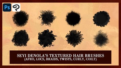 Artstation Textured Hair Brush Packs For Csp And Photoshop