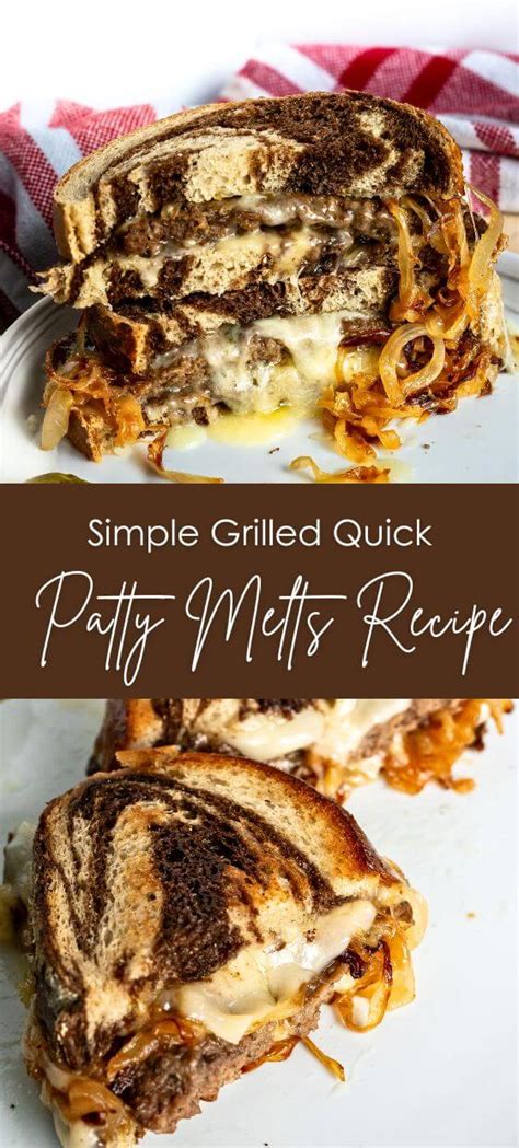 Quick Patty Melts Recipe - Yummy and fully