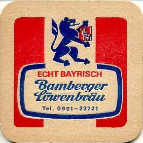 Beer Coaster Bamberger L Wenbr U Privatbrauerei L Wenbr U Bamberg