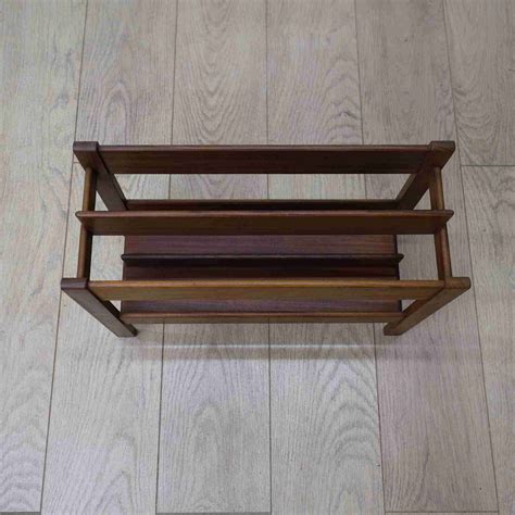 1960s Teak Magazine Rack Mark Parrish Mid Century Modern