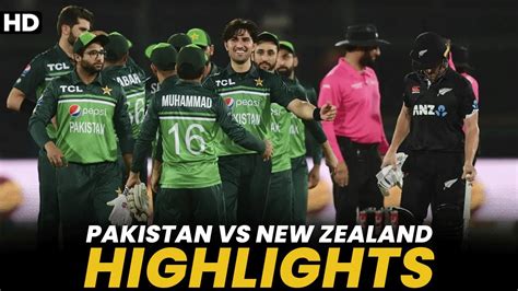 Highlights Pakistan Vs New Zealand Odi Pcb M B A Youtube