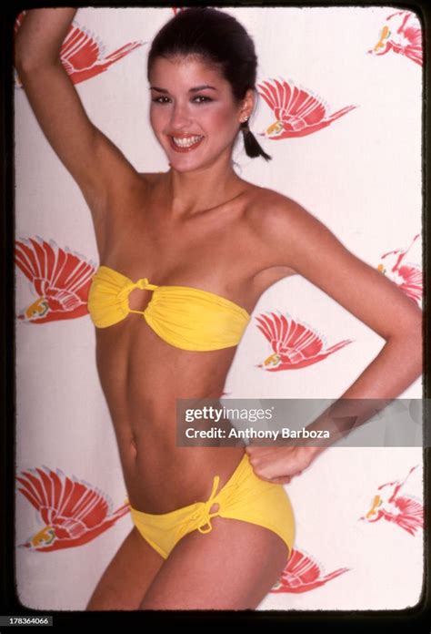 Portrait Of American Fashion Model Janice Dickinson As She Poses In A News Photo Getty Images