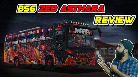 Bs Zed Asthra Bus Mod Review Bussid Mod Free Mod Youtube