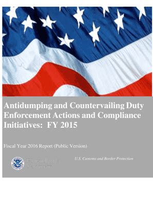 Fillable Online Antidumping And Countervailing Duty Fax Email Print