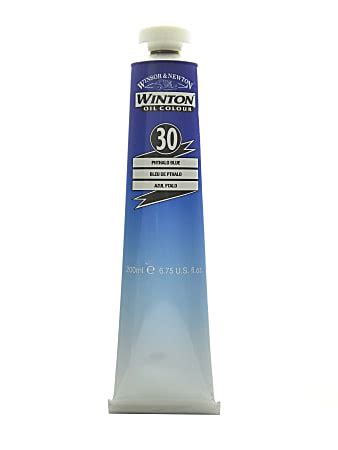 Winsor Newton Winton Oil Colors 200 ML Phthalo Blue 30 Office Depot