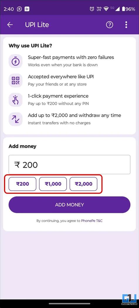 How To Setup And Use UPI Lite On PhonePe Gadgets To Use