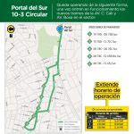 Ruta 10 3 Circular Conoce Su Recorrido Horarios Paradas Mirutafacil