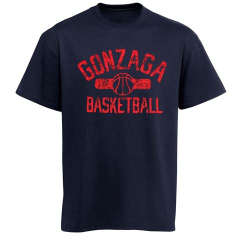 Gonzaga Bulldogs Varsity Basketball T-Shirt - Navy Blue