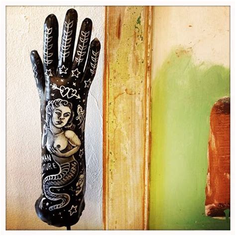 ellen greenes painted gloves yard dog gallery
