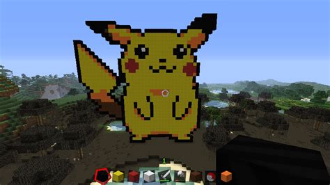 Pikachu | Minecraft Pixel Art | Know Your Meme