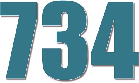 О числе 734 – семьсот тридцать четыре, математические свойства, перевод ...
