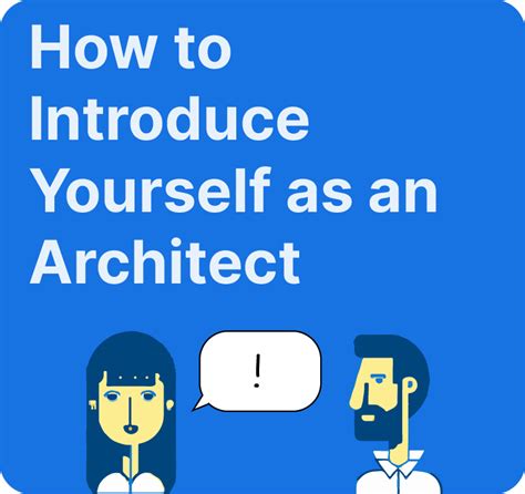 How To Introduce Yourself As An Architect