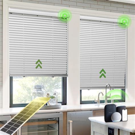 Hapadif Motorized Blinds With Remote Control Blackout Smart Blinds For Windows