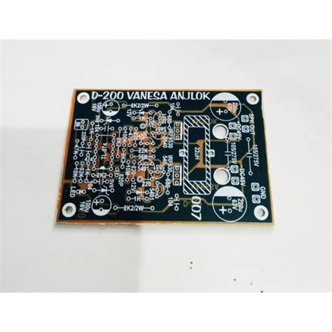 Jual Pcb Power Amplifier Class D W D Vanesa Anjlok Tipe