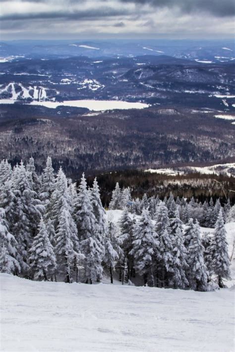 Quebec Mountains Winter (#3254310) - HD Wallpaper & Backgrounds Download