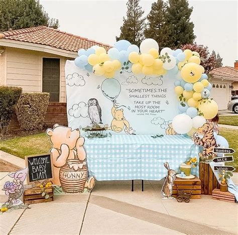 Classic Winnie The Pooh Baby Shower Diy Balloon Garland Kit First