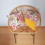 Coussin Motifs Fleurs Color Es Et Vintage La Boutique